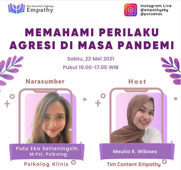 Empathy Live IG - Biro Psikologi Empathy Surabaya